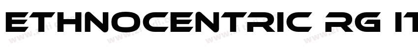 Ethnocentric Rg Ital字体转换